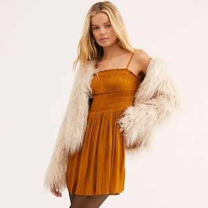 Free People gold dress